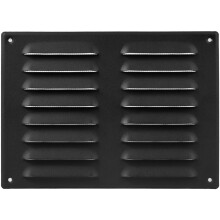 10" x 7.5" Inch (Outer Dimensions) - Anthracite Air Vent Cover - Quality Return Air Grilles - for Ceiling and Sidewall - HVAC - with Protection Screen