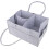 Baby Nappy Diaper Caddy Nursery Storage Wipes Bag Organizer Container (Grey) 5