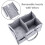 Baby Nappy Diaper Caddy Nursery Storage Wipes Bag Organizer Container (Grey) 6