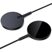 for Wireless Charger, MagSafe-Compatible Charger,15W iPhone Charger Pad for iPhone 15/14/13/12 Series,Galaxy S25 series,AirPods 4/3/Pro, Black?2 Pack
