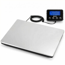 QWORK Postage Scale 440 lbs / 200 kg, parcel scales, heavy duty scales, Batteries not included, for Business,Luggage,Office