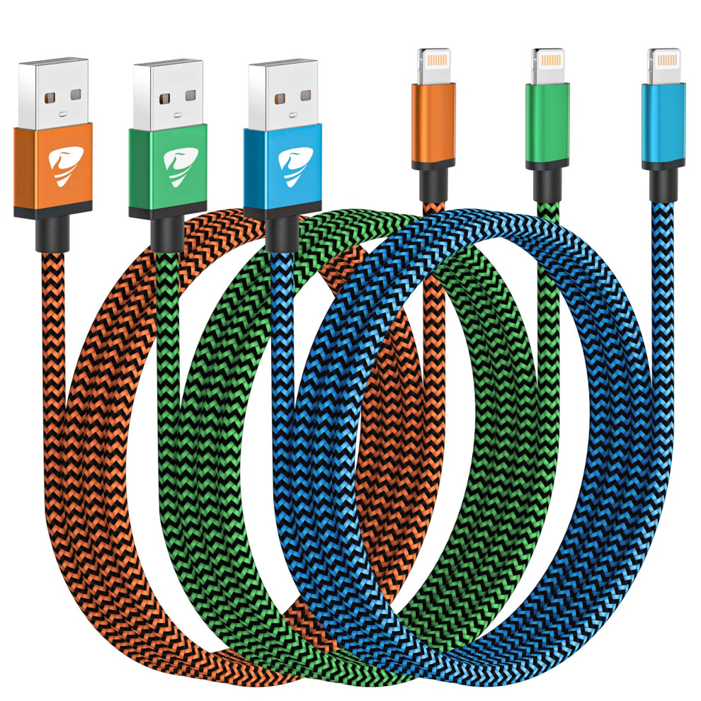 3Pack MFi Certified Lightning Cable 3FT Fast Charging Cord for Smartphone - Image 3