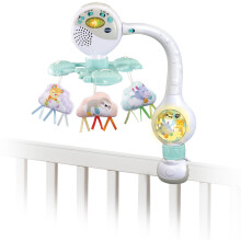Cloud Mobile Cute Mobile with Night Light and Sensor for Children from 0-2 Years