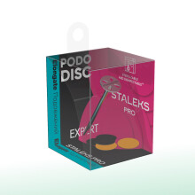 Extended PODODISC Expert and Set of Disposable File 180 grit 5 pc XS PDLset-10, Silver