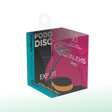 Pododisc Expert Pedicure Disc Stainless Steel Extended + 5 Disposable Adhesive Pads 180 Grit, Diameter 15 mm