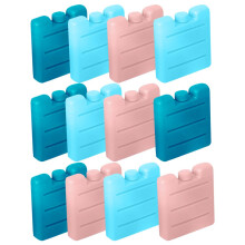 Freezer Blocks 8cm Mini Cooler Bags Assorted Colors Reusable Ice Packs Coolest for Hours Powerful Chillers Lunch Box Travel Picnic and Outdoor