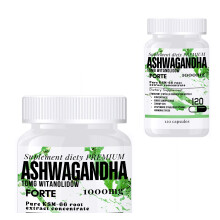 Ashwagandha 200 mg, 10 mg di witanolidi, 120 capsule