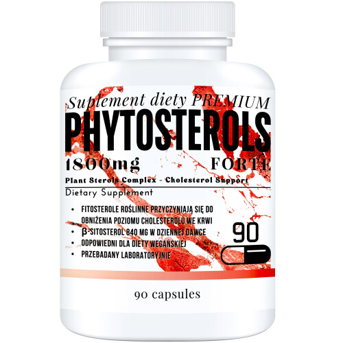 Fitosterole Forte 1800 mg, 90 κάψουλες – φυτικές στερόλες