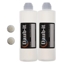 Bouteilles vides Racquet Art Daub-it avec applicateurs - 8 oz - Dauber en mohair - 2 Pack