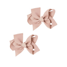 3 Tum Grosgrain Slips för Små Flickor - Set med 2 (Beige)