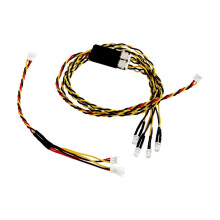 For FMS LED Light Wiring Harness Kit for 1/24 Trophy RC Crawler Model Car Upgrade Parts