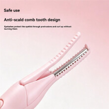 Lasting Curling Electric Eyelash Curler Wide Angle Bezel-Free Heated Eyelash Curler Fast Heating Safe Gentle Design