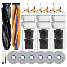 28 Pcs for X60 Max Ultra Robot Vacuum Spare Parts Main Side Brush Hepa Filter Mop Dust Bag Accessories