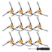 12 St Sidoborstar för X60 Max Ultra Complete/X60 Ultra Robotdammsugare Tillbehör