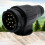13-Pin Trailer Plug and Socket Complete Kit-Trailer Electrical Connector (Includes Bracket and Cable Ties), for Trailers 6