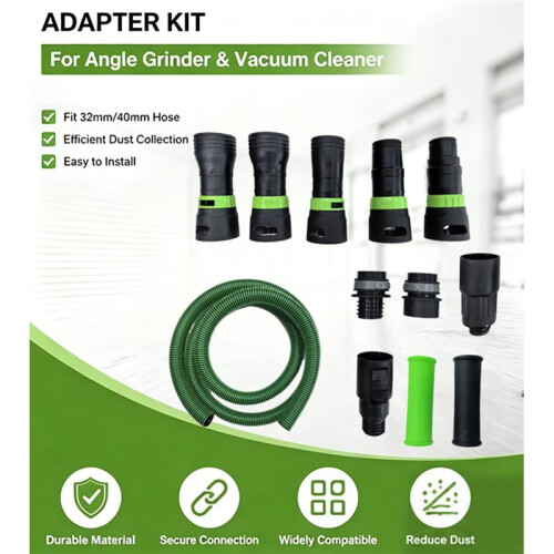 Multi-Functional Angle Grinder Adapter Kit for    and  Angle Grinder Vacuum Cleaner Accessories 2