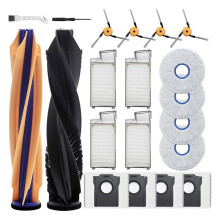 20 Piezas de Repuesto para la Aspiradora Robot para X60 Max Ultra: Cepillo Lateral Principal, Filtro HEPA, Mopa, Bolsa para Polvo y Accesorios.