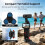 Charging Base  Tripod Stand for   Ultra Type-C Desktop Holder Fast Charge Data Transfer Vlog Accessory 4