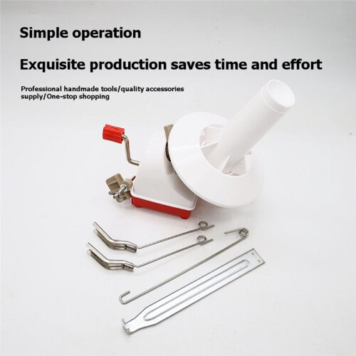 Hand Operated Yarn Winder - Portable Cotton Yarn Thread Balls Making Machine 2