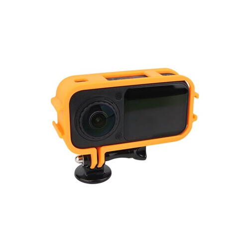 For  X6 Camera Expansion Frame Cold Shoe Mount Protective Cage Case with Tripod Screw Horizontal Frame Orange 1