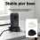For  X6 Camera Support Base Desktop Non-Slip Holder Stand Portable Car Fixed Shooting Bracket Accessory Black 2