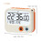 Silent Vibration Portable Vibrating Alarm Clock and Timer, Battery Powered Digital Clock with Backlight, 3 Alarm Modes 6