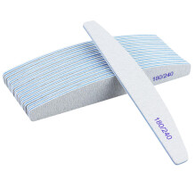 15 Pcs Nail Files - Professional 180/240 Grit Double Sided Emery Boards, Coarse Washable, Ideal for Acrylic or Natural Nails
