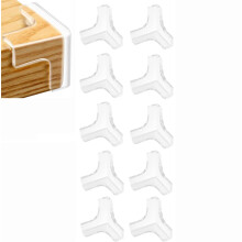 Pack of 8 Corner Protectors Baby T-shape PVC Self-Adhesive Edge Protection with Adhesive Table Edge Protection Corner Protection Edges Shock