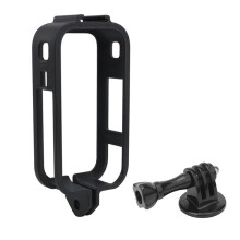 För X6 Kamera Expansionsram Cold Shoe Montering Skyddande Burfodral med Stativskruv Vertikal Ram Svart