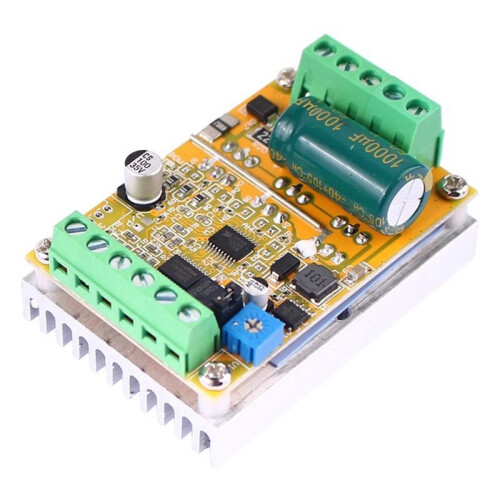 380W BLDC 3-Phases Brushless Motor Controller Board No Hall Sensor DC6.5-50V 16A PWM Driver Module for Electronics