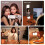 GL01 Magnetic Fill Light Adjustable Dual-Side Selfie Light 2700-6500K Dimmable Clip- Phone Light for Live Vlog 6