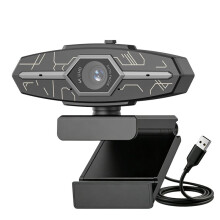 Webcam 4K com Foco Automático, Câmera de Vídeo para Streaming com Microfone para PC e Laptop