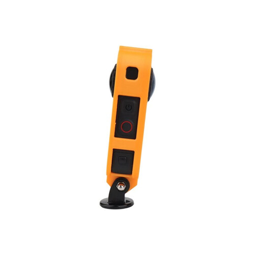 For  X6 Camera Expansion Frame Cold Shoe Mount Protective Cage Case with Tripod Screw Vertical Frame Orange 2