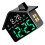 Voice Control Digital Alarm Clock Date Week Brightness Adjustment Electronic Table Clock with Night Light 12/24H 3