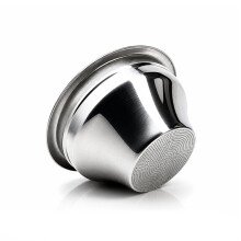 58 mm Espressoportafiltermandje met Variabele Diameter (Gaten van 0,25 mm) voor Verbeterde Crema en Rijke Smaakextractie, Zilverkleurig