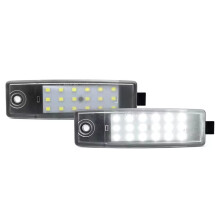 2Pcs White LED License Plate Light for Harrier Hiace Highlander Kluger Land RAV4