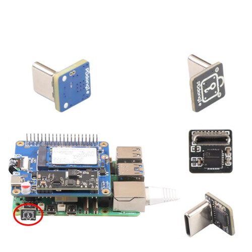 2PCS for Raspberry Pi 5 TYPEC PD Dongle Trigger Activation to Solve UPS/POE GPIO Power Non-PD-Power System Error Warning 2