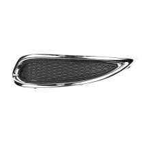 1 Paire de Garnitures Chromées pour Pare-Chocs Avant de Voiture pour Great Wall ORA Good Cat  2021-2024, Enjoliveur Nid D'Abeille pour Feux