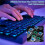 120Pcs  Mechanical Keyboard Switches, 3-Pin Clicker with Puller & Brush for Gaming Typing Replacement 8