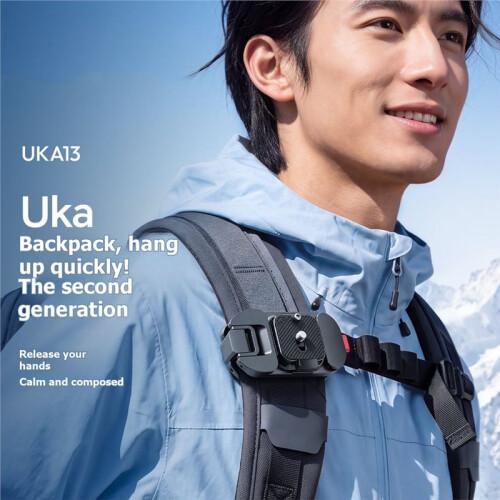 UKA13 Uka Camera Backpack Clip II Quick Release Strap Mount Double Lock for  DSLR Camera Cage Quick Release Kit 2