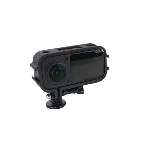 For  X6 Camera Expansion Frame Cold Shoe Mount Protective Cage Case with Tripod Screw Horizontal Frame Black 2