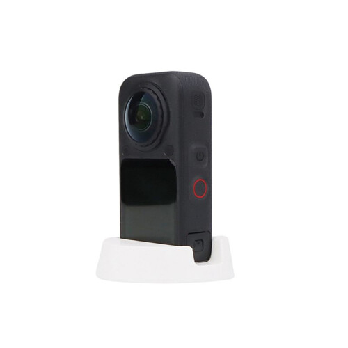 For  X6 Camera Support Base Desktop Non-Slip Holder Stand Portable Car Fixed Shooting Bracket Accessory White 2