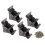 4 Pack Locking Hinge for Folding Table Brackets, Heavy Duty Folding Brackets 90 Degree Self Locking Folding Hinge 1