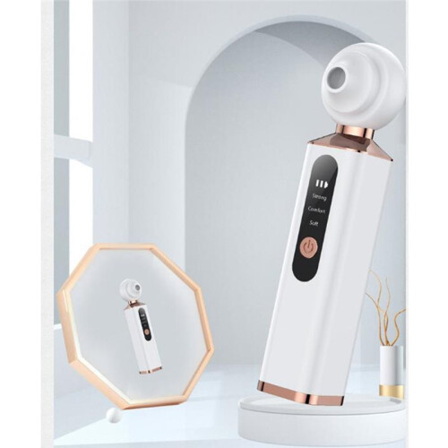 Visual Pore Vacuum Blackhead Remover for Face, USB Rechargeable Black  Sucker with 3Heads 2
