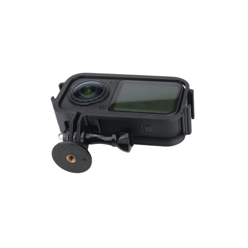 For  X6 Camera Expansion Frame Cold Shoe Mount Protective Cage Case with Tripod Screw Horizontal Frame Black 2