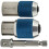 3pcs Tap Socket Set for Taps, Reamers, and Screw Extractors with 3/8" Socket Adapter 2
