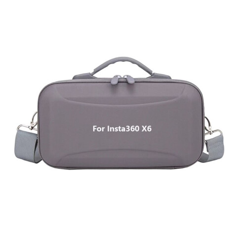 Carrying Case for  X6, Protective Carry Case with Shoulder Strap Hard Shell Storage Bag for Travel Case Gray