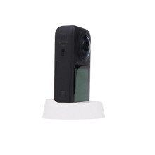For X6 Camera Support Base Desktop Non-Slip Holder Stand Portable Car Fixed Shooting Bracket Accessory White