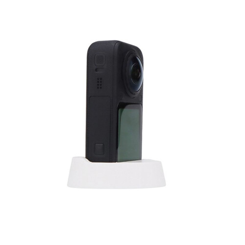 For  X6 Camera Support Base Desktop Non-Slip Holder Stand Portable Car Fixed Shooting Bracket Accessory White