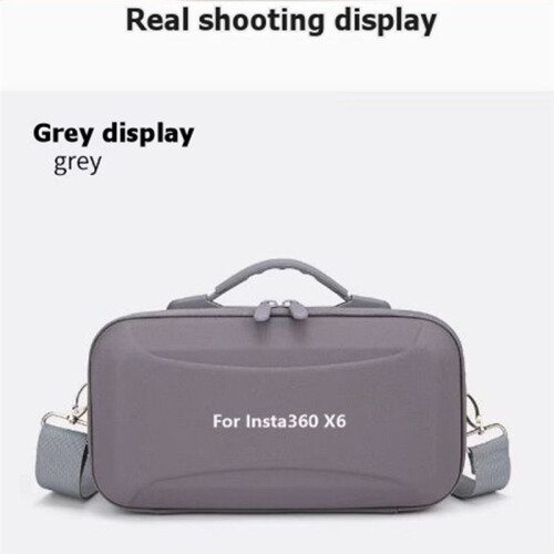 Carrying Case for  X6, Protective Carry Case with Shoulder Strap Hard Shell Storage Bag for Travel Case Gray 1